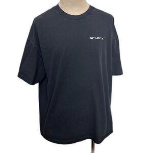 SpaceX Black T-Shirt Dragon Capsule - Men 3X